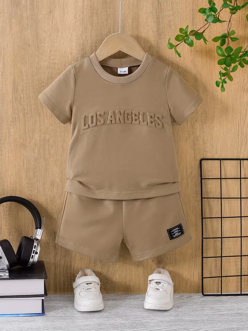 Conjunto Casual para Bebé Niño – Camiseta y Short