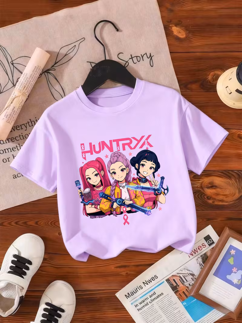 Camiseta Guerreras K-pop para Niña